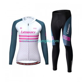 Set Langarmtrikot + Radhose Lange Leobaiky Damen N003